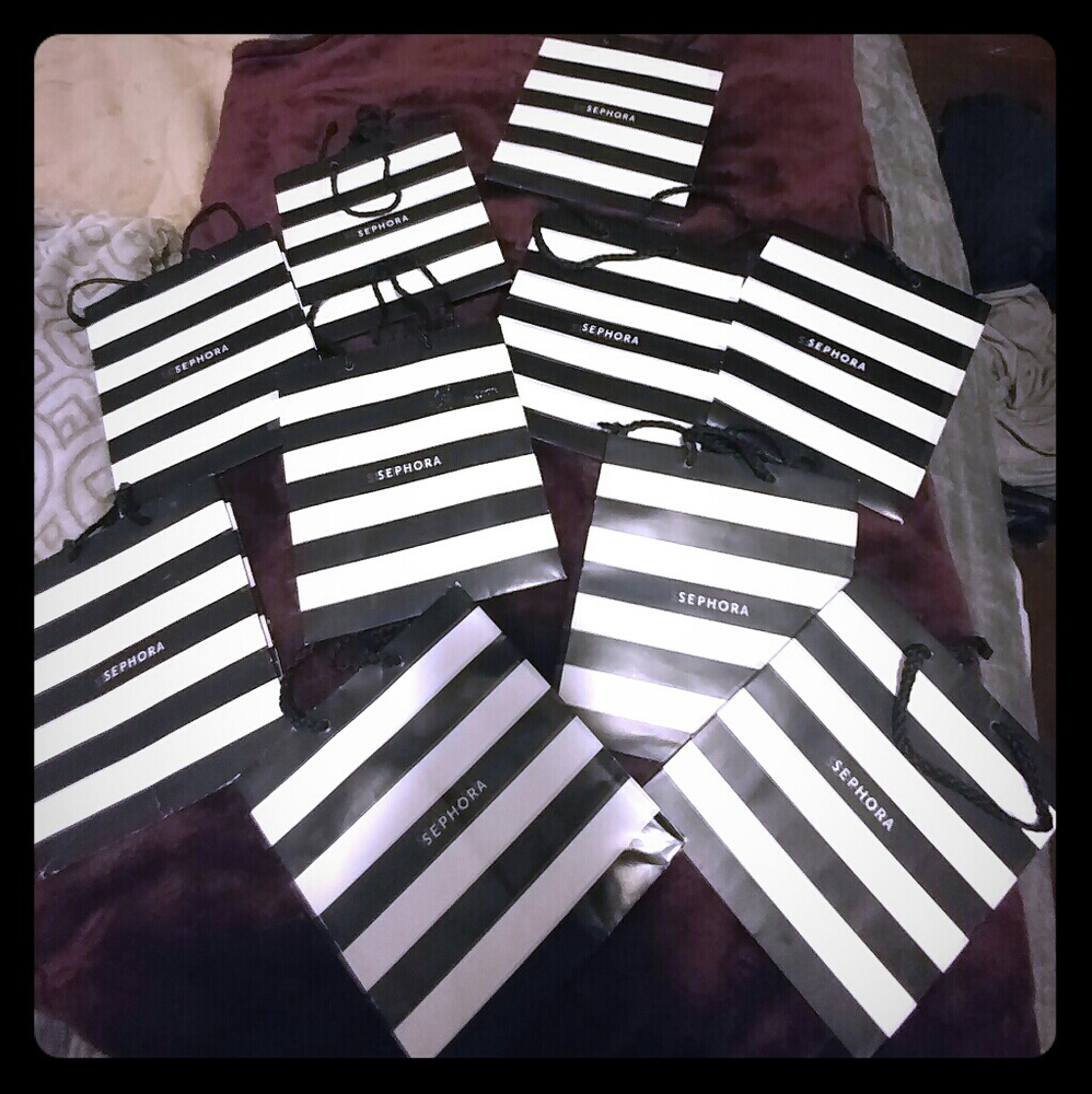 Sephora 10 piece SZ Small Paper Shopping Bags